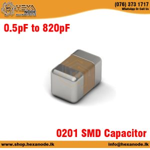 0.5pF to 820pF 0201 - 50V / SMD Capacitor