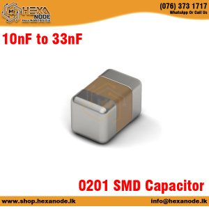 10nF to 33nF 0201 - 10% 16V / SMD Capacitor