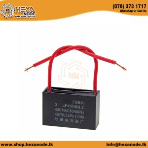 2UF 450V Fan Capacitor