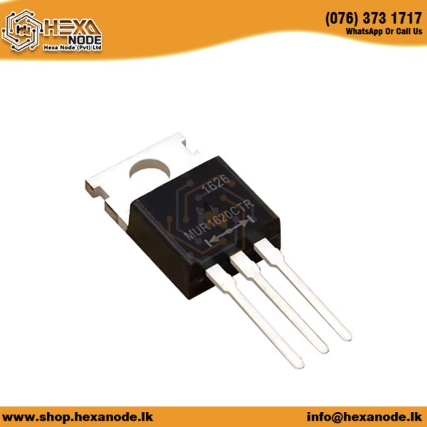 MUR1620CTR TO220 200V 16A Ultra Fast Rectifier