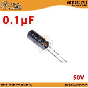 0.1µF 50V Electrolytic Capacitor