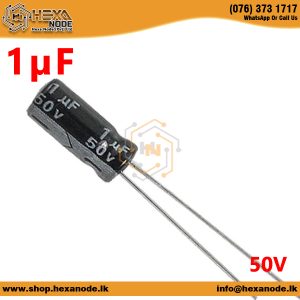 1µF 50V / 400V Electrolytic Capacitor
