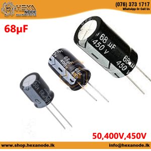 68µF / 68uf 50,400V,450V Electrolytic Capacitor