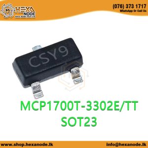 MCP1700T-3302E/TT 3.3V SOT-23 Low Quiescent Current LDO