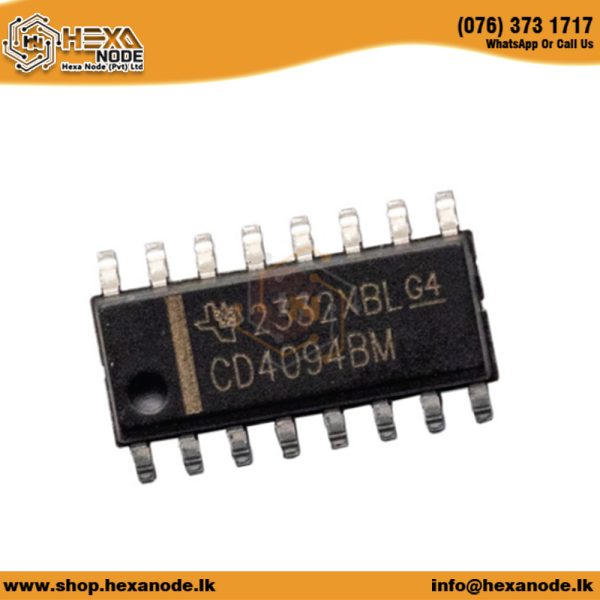 CD4094 SOP 8-Stage Shift - And Store Bus Register