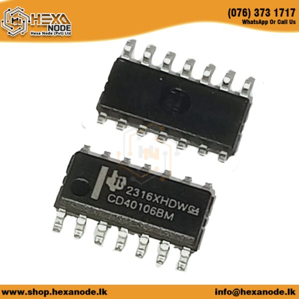 CD40106BE SOP 3-15V 120mA Hex Schmitt Trigger IC