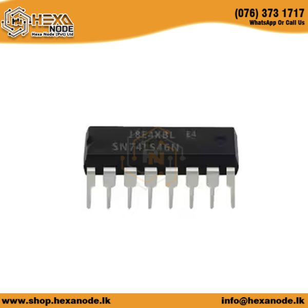 74LS46N DIP BCD To Seven-Segment Display Decoder/Driver with 30V Open Collector Outputs