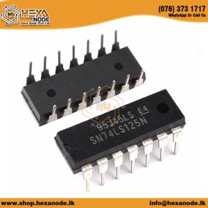 74LS125 DIP Quad Bus Buffer with Three-State Output, Negative Enable