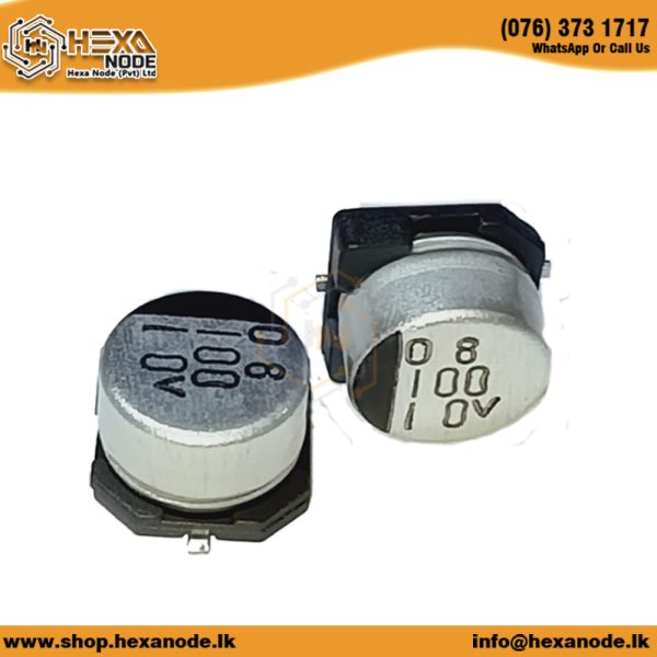 100UF 10V 6.3X4.5mm SMD Electrolytic Capacitor