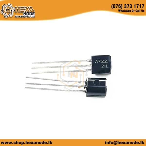 2SA722 TO-92 PNP 55V 100mA Transistor (GOOD QUALITY)