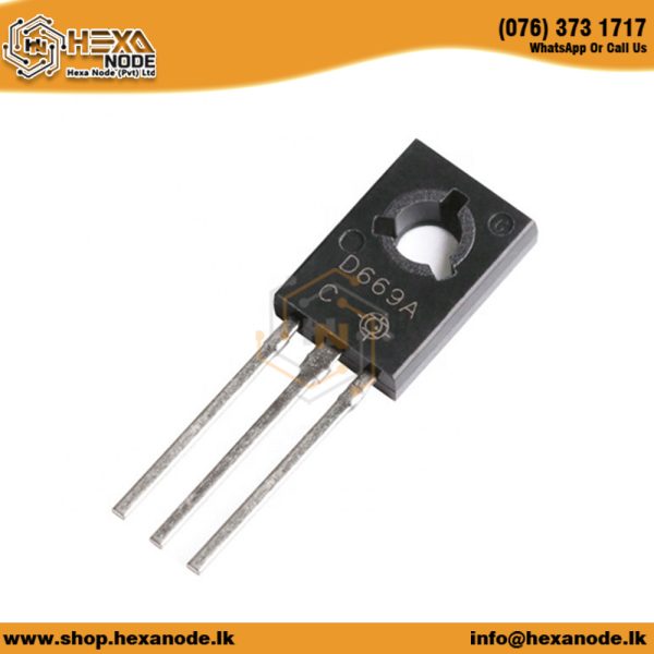 D669 TO-126 NPN 180V 3A Transistor (ORIGINAL)