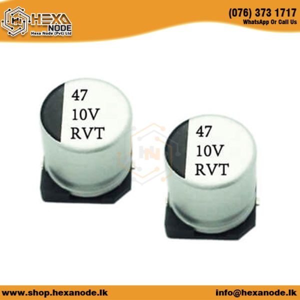 47UF 10V 5X5.3mm SMD Electrolytic Capacitor