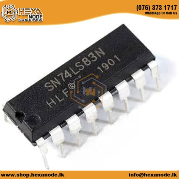74LS83 DIP 4-Bit Binary Full Adder IC
