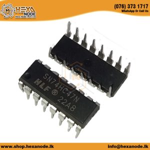 SN74HC47N DIP BCD TO 7-Segment Decoder/Driver With 15V Open Collector Outputs