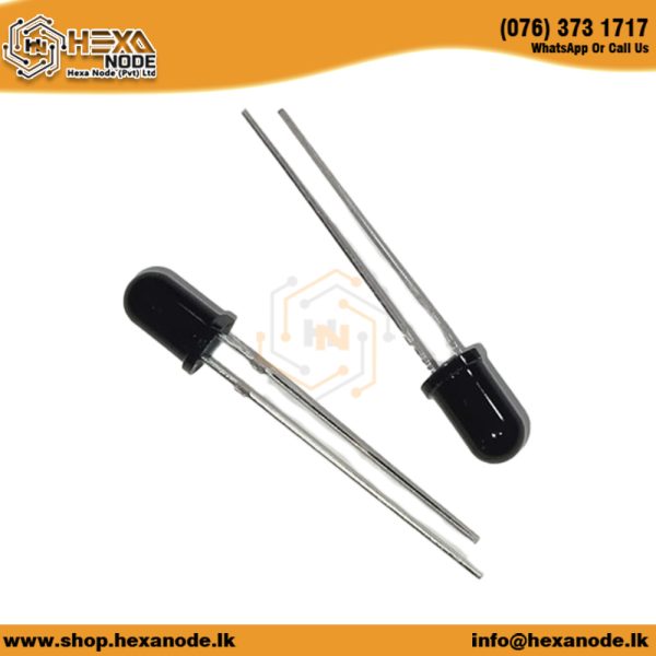 IR Receiver LED, 2-Pin 5mm