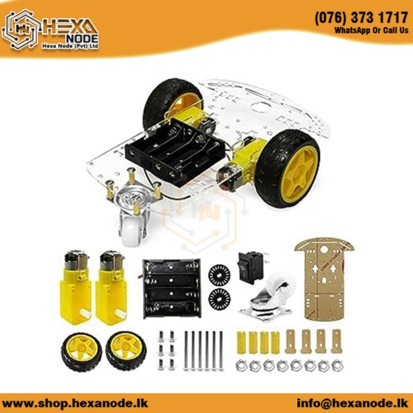 3 Wheel Smart Car Chassis Kit for Hobby Electronic Projects - Image 2