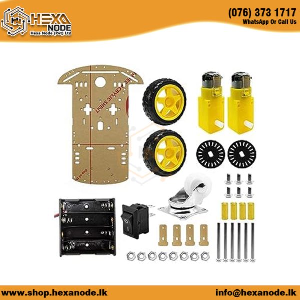 3 Wheel Smart Car Chassis Kit for Hobby Electronic Projects - Image 4