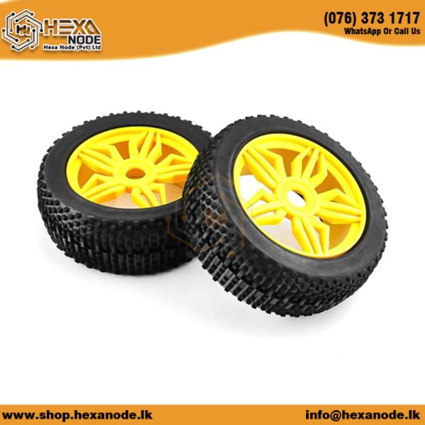 42mm Rubber Wheel for 3mm Shaft - Image 2