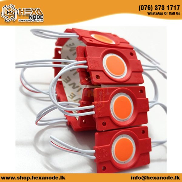 12Vdc 2.4W Coin LED Module DC Led Lighting - Orange