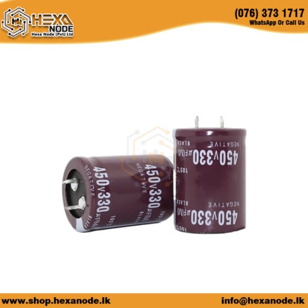 330UF / 330µF 450V Electrolytic Capacitor