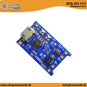 TP4056 5V 1A Micro USB 18650 Special Lithium Battery Charging Module (With Protection)