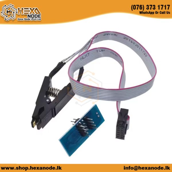 SOP8 Test Clamp With Cable And SOP16/8 DIP8 Extender PCB