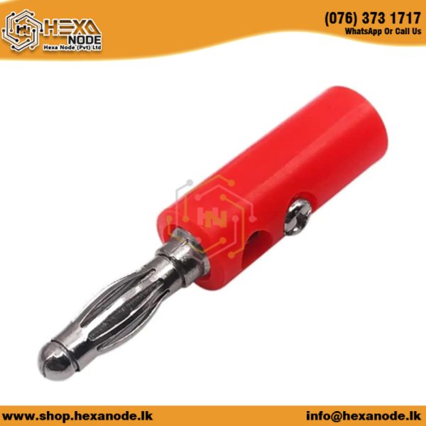 4mm Banana Plug / Jack - Red