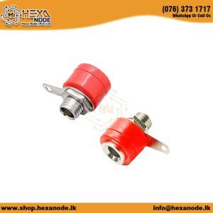 Banana Socket Female Short Red 4mm BS-5-04