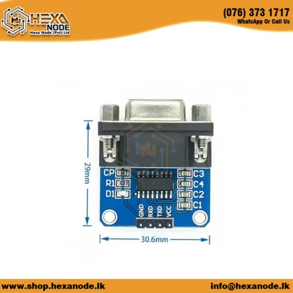 RS232 Serial To TTL Converter Module MAX3232 - Image 2