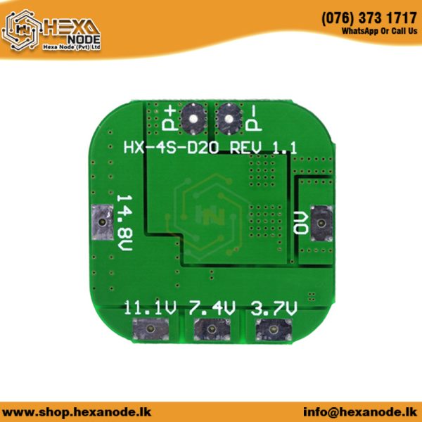 LI-ION 18650 4S 20A BMS Battery Protection Board 14.4V 14.8V 16.8V - Image 2