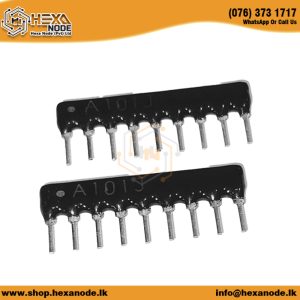 100Ohm / 100R 9 Pin Thru Hole Resistor Array