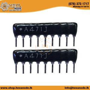 470Ohm / 470R 9 Pin Thru Hole Resistor Array