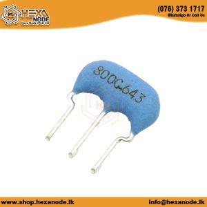 8.000MHz / 8MHz 3Pin Ceramic Crystal