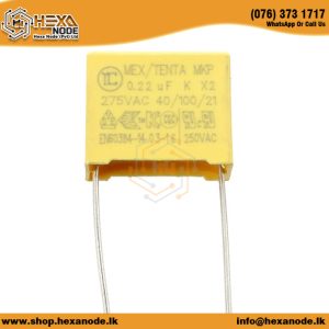 0.22uF 275VAC Polypropylene Film Capacitor