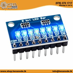 8 Bit Blue and Red Common Cathode(GND) / Anode(VCC) LED Array Indicator For Arduino Nano UNO Raspberry PI NODEMCU