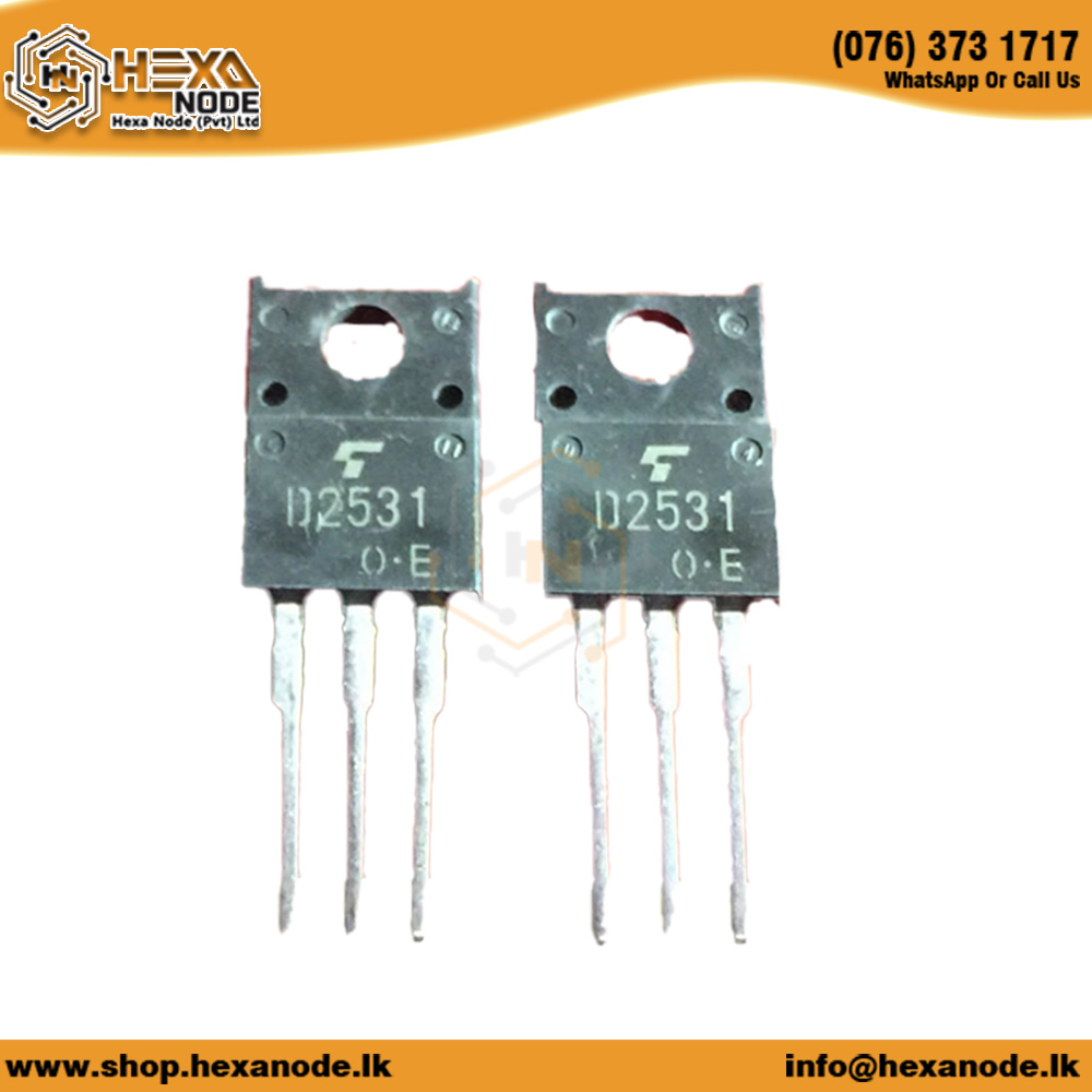 2SD2531 TO-220F 60V 4A Silicon NPN Triple Diffused Transistor
