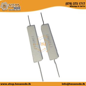 0.1R / 0R1 10W Ceramic Cement Resistor
