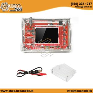 DSO138 Fully Assembled 0-200KHZ Digital Oscilloscope 2.4 Inch TFT LCD Display With Alligator Probe Clip and Acrylic Case