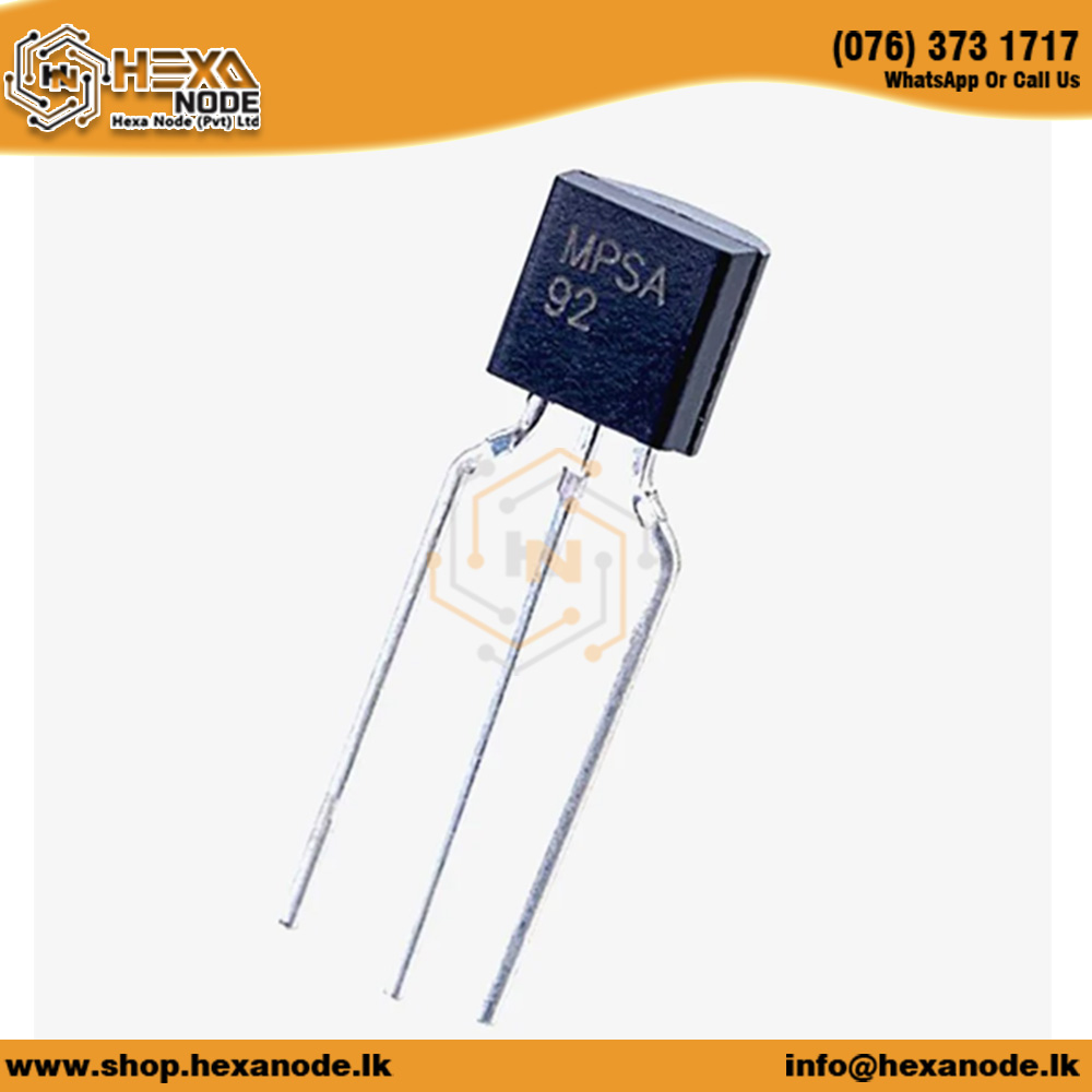 Chanzon 100 Pezzi Transistor PNP MPSA92 TO-92 - 305V 200mA