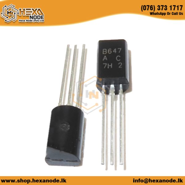 B647 TO-92 Silicon Epitaxial Transistor