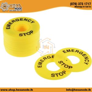 22mm Emergency Switch Lable