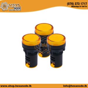 22mm Panel Indicator - Yellow