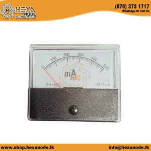 DC 0-500mA Straight Through Connect Type Ammeter DH-670 (Panel mount)