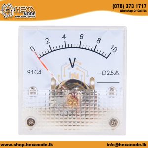 0-10V DC Analogue Voltmeter Meter 91C4