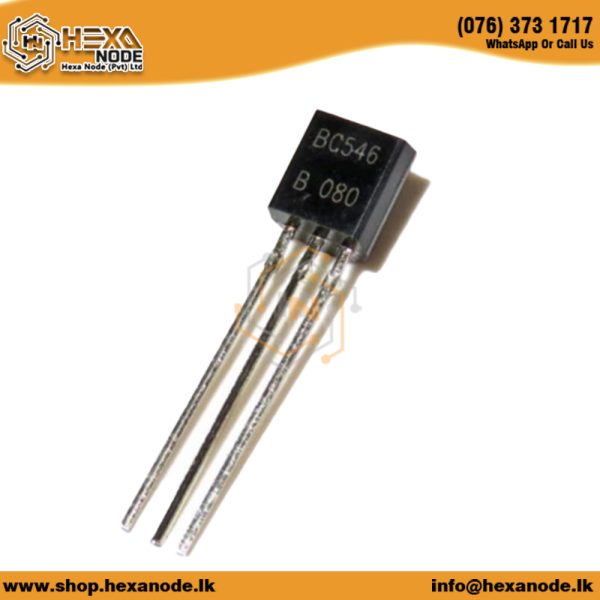 BC546 TO-92 NPN Silicon Epitaxial Planar Transistor