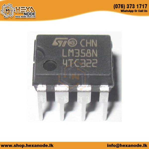 LM358 DIP 3V to 32V 20mA Dual Operational Amplifier