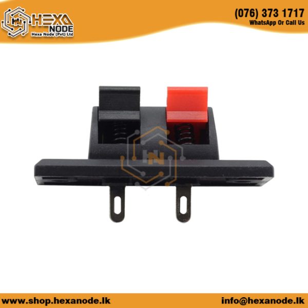 Speaker Terminal Rectangular 2 Pin 1 Row Small - Image 2