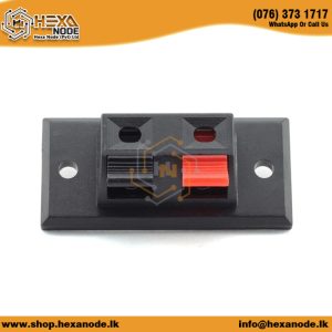 Speaker Terminal Rectangular 2 Pin 1 Row Small