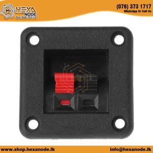 Speaker Terminal Square 2 Pin 1 Row Large