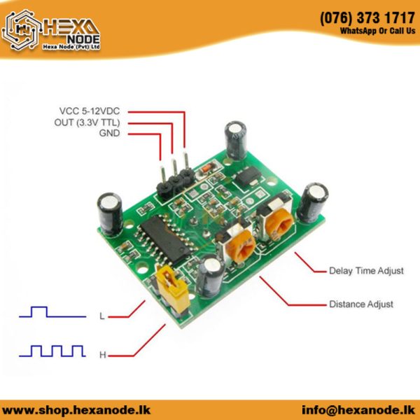 HC-SR501 Pyroelectric infrared Motion Sensor / PIR Sensor - Image 2